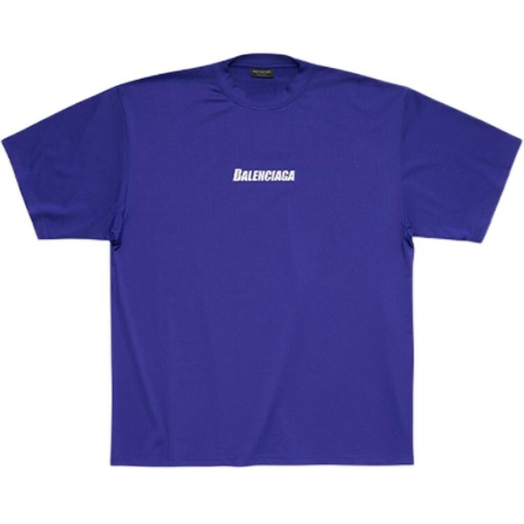 

Футболка мужская синяя Balenciaga, синий