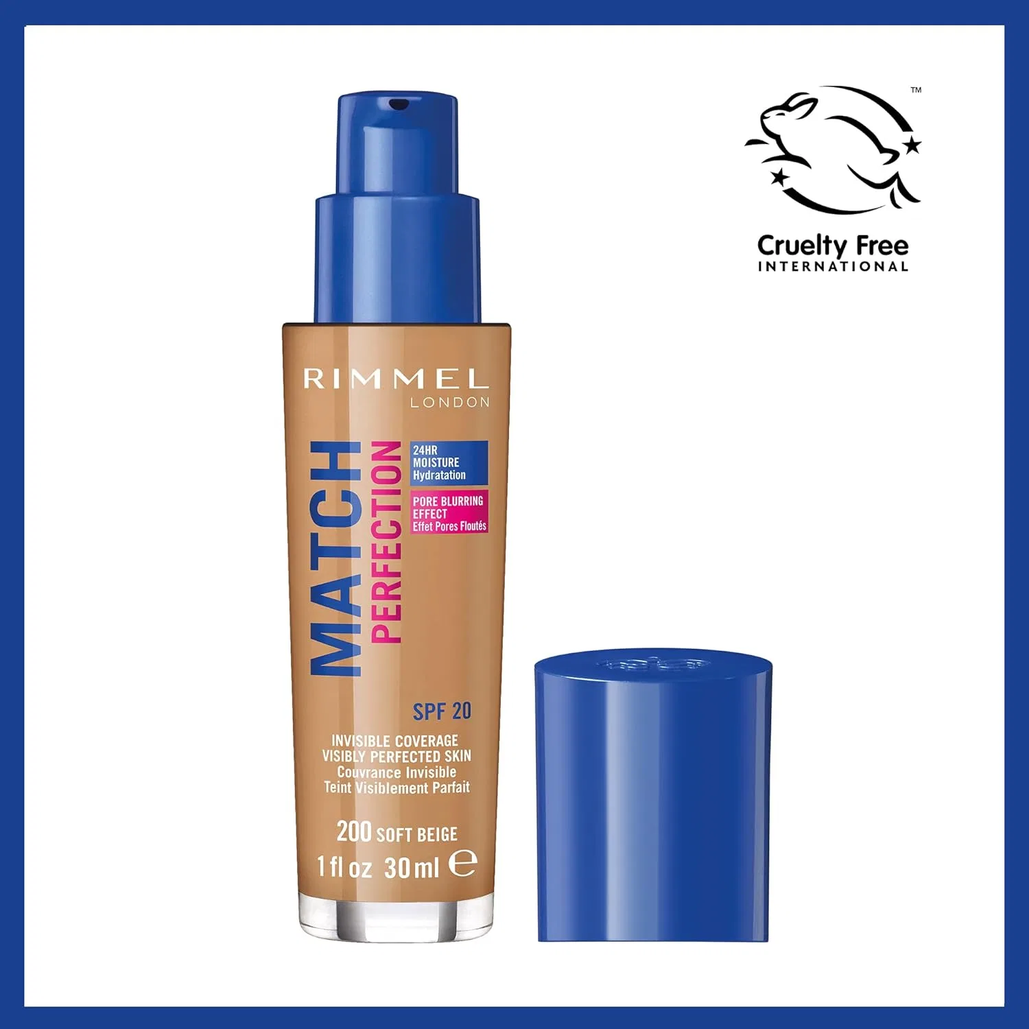 Тональный крем «Match Perfection Foundation 200» от Rimmel London Rimmel, 200 Soft Beige — фото 2