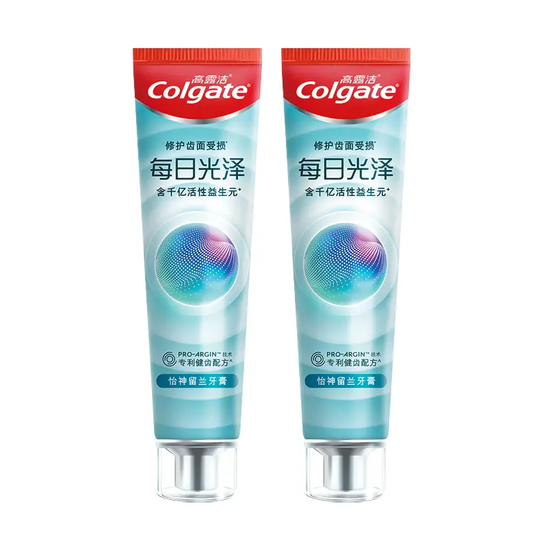 

COLGATE Ежедневная зубная паста Shiny Herbal Mint для свежести дыхания, очищения и освежения 160г/120г Other