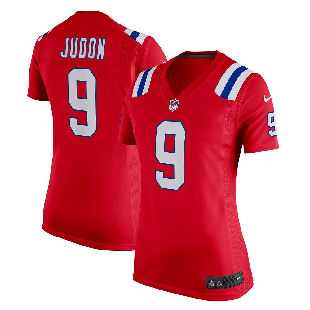 

Женская красная майка Nike Matthew Judon New England Patriots Alternate Game, цвет Pat Red