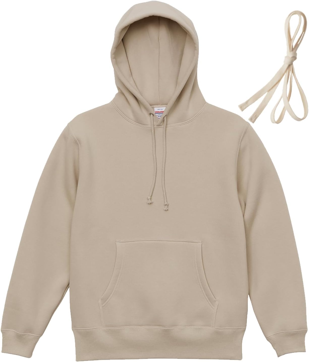 

Мужская толстовка United Athle 561801 с капюшоном (ворсистая подкладка), 10,0 унций, песочно-бежевый