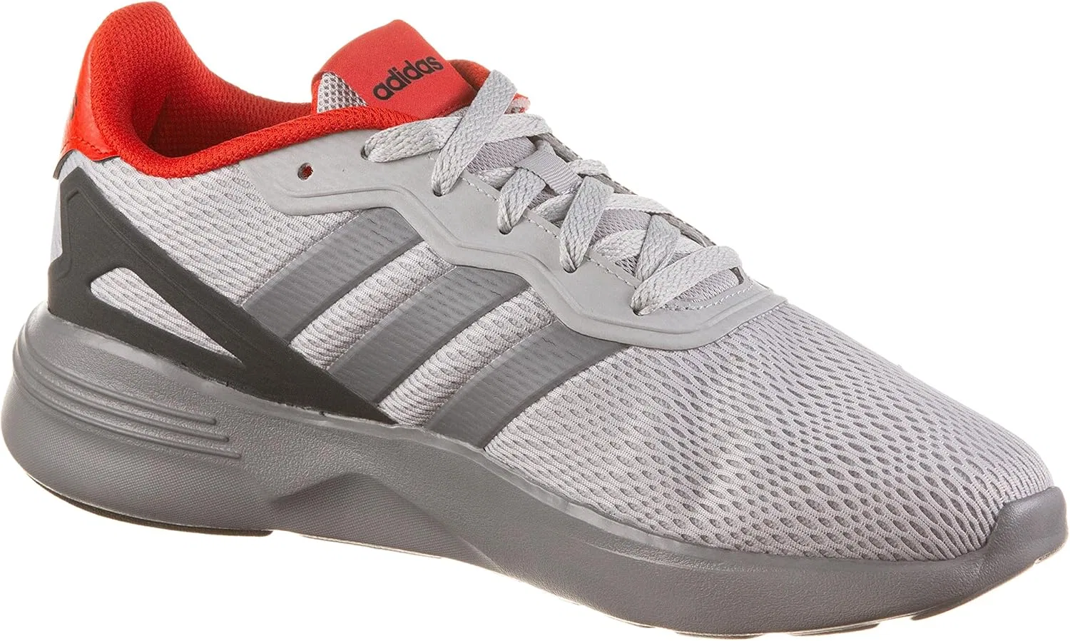 Мужские беговые кроссовки Adidas Nebzed Cloudfoam Lifestyle, Gridos Gritre Grisei — фото 2