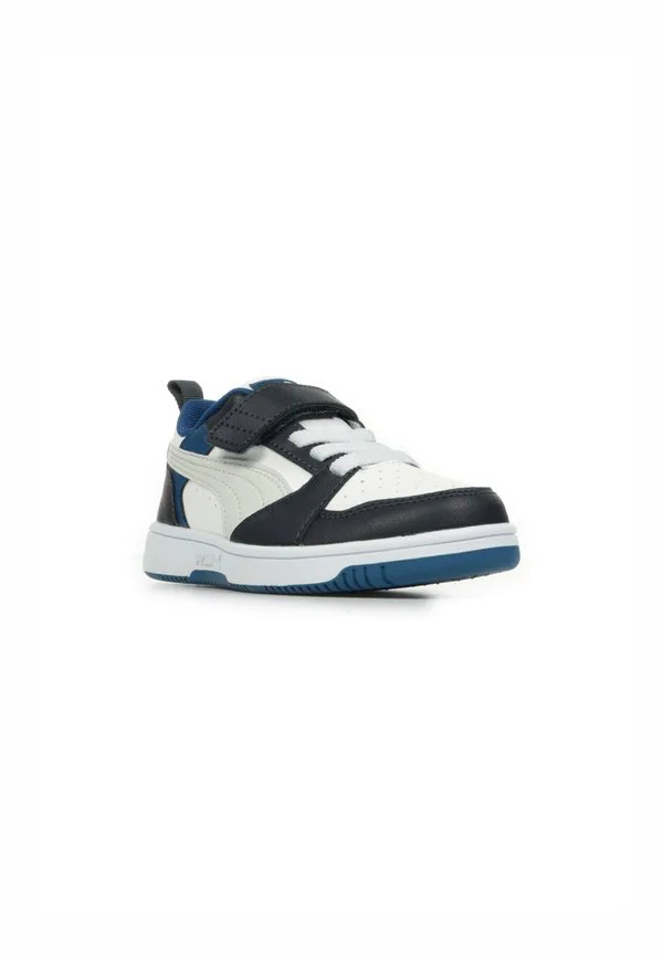 Низкие кроссовки Puma, White Feather Gray Black — фото 2