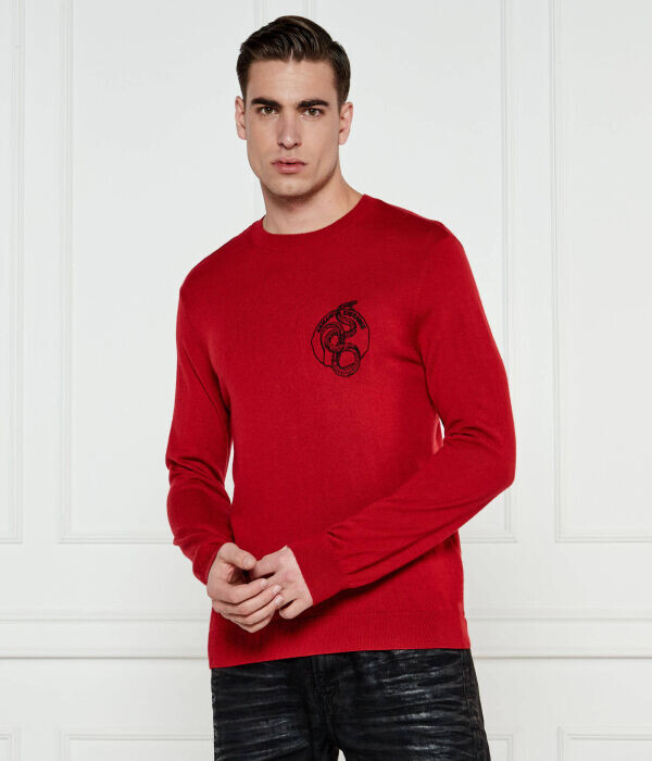 

Свитер мужской Armani Exchange со змеей, красный