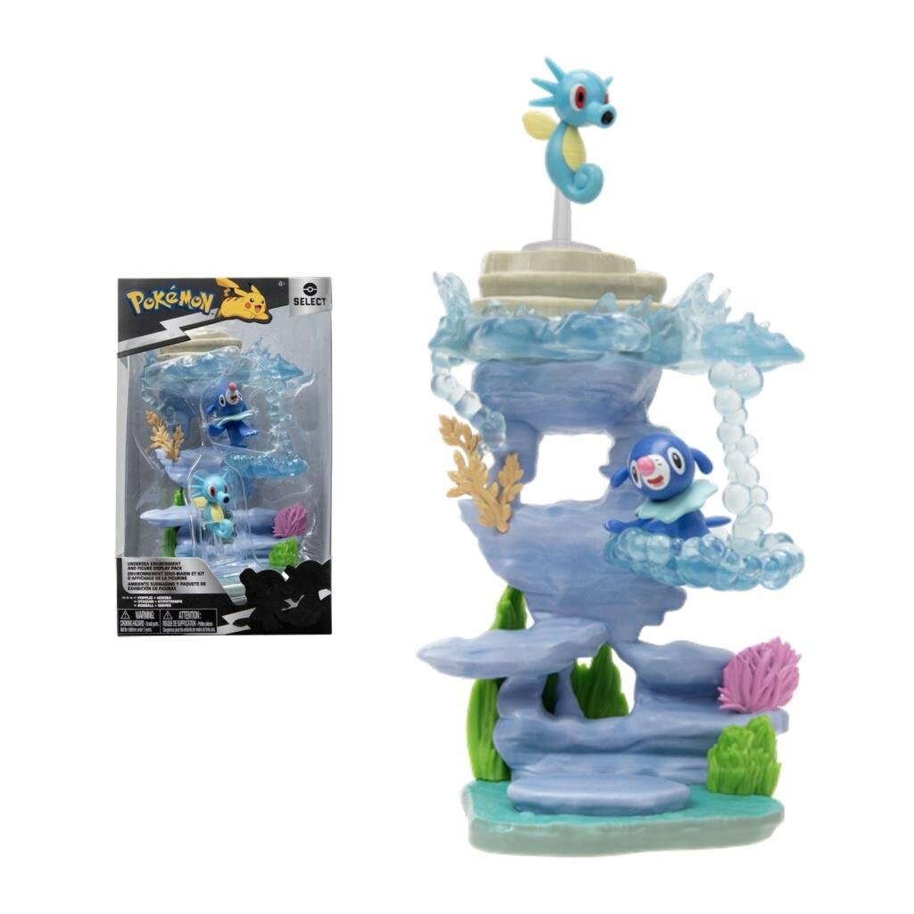 

Pokemon - Undersea с Popplio и Horsea - Environment Pack W1 BANDAI