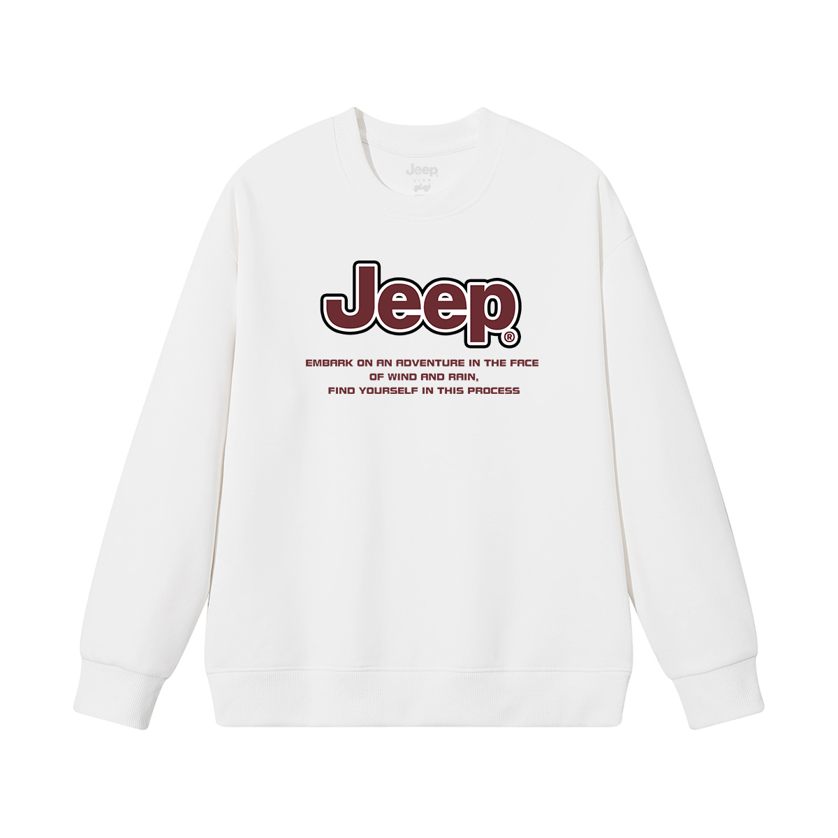 Детская толстовка с круглым вырезом Moderate Jeep, coffee — фото 3