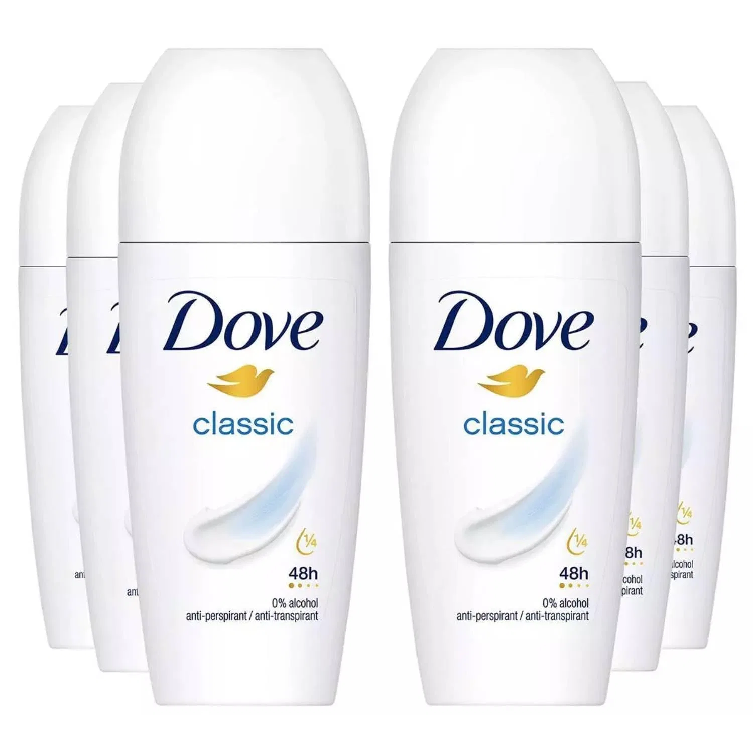 Дезодорант-антиперспирант Dove Deo Roll-On Classic Unisex Dove
