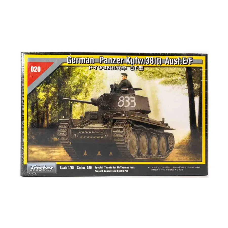 

Немецкий танковый танк kpfw.38(t) Ausf.E/F, Historical Models (1:35)