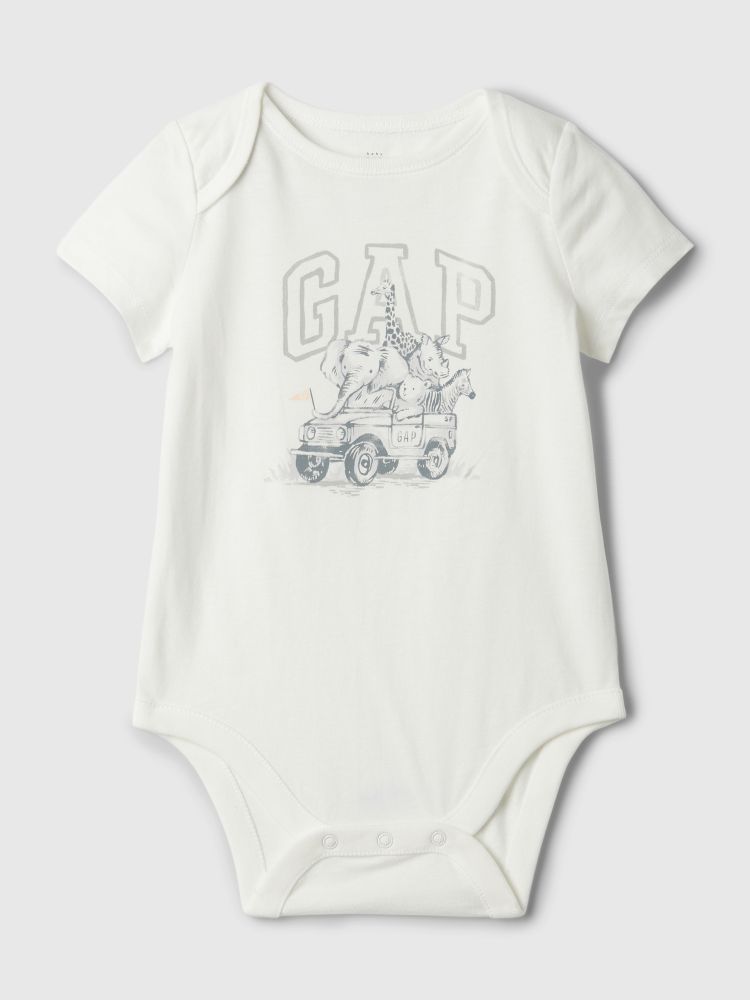 

Боди из органического хлопка Gap, белый