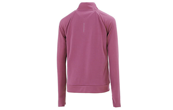Футболка Dri Fit с полумолнией, быстросохнущие, светоотражающие, спортивные, с длинными рукавами, футболка Nike, красный — фото 2