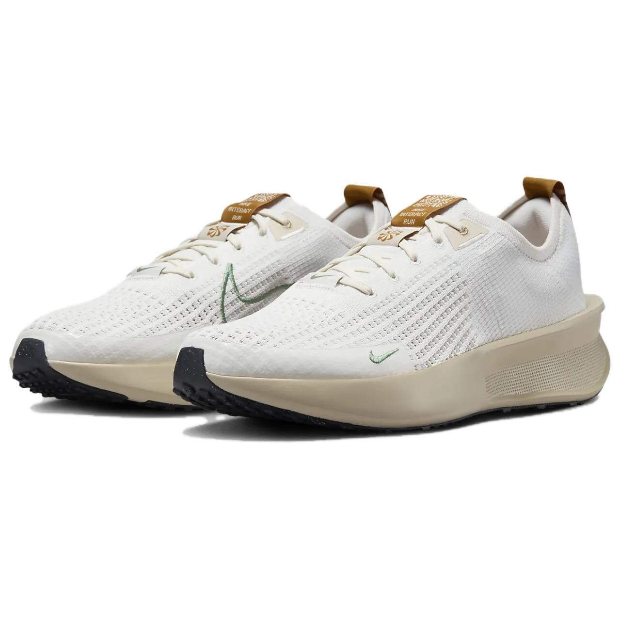 Кроссовки Interact Run для бега мужские с низким верхом белые Nike — фото 3