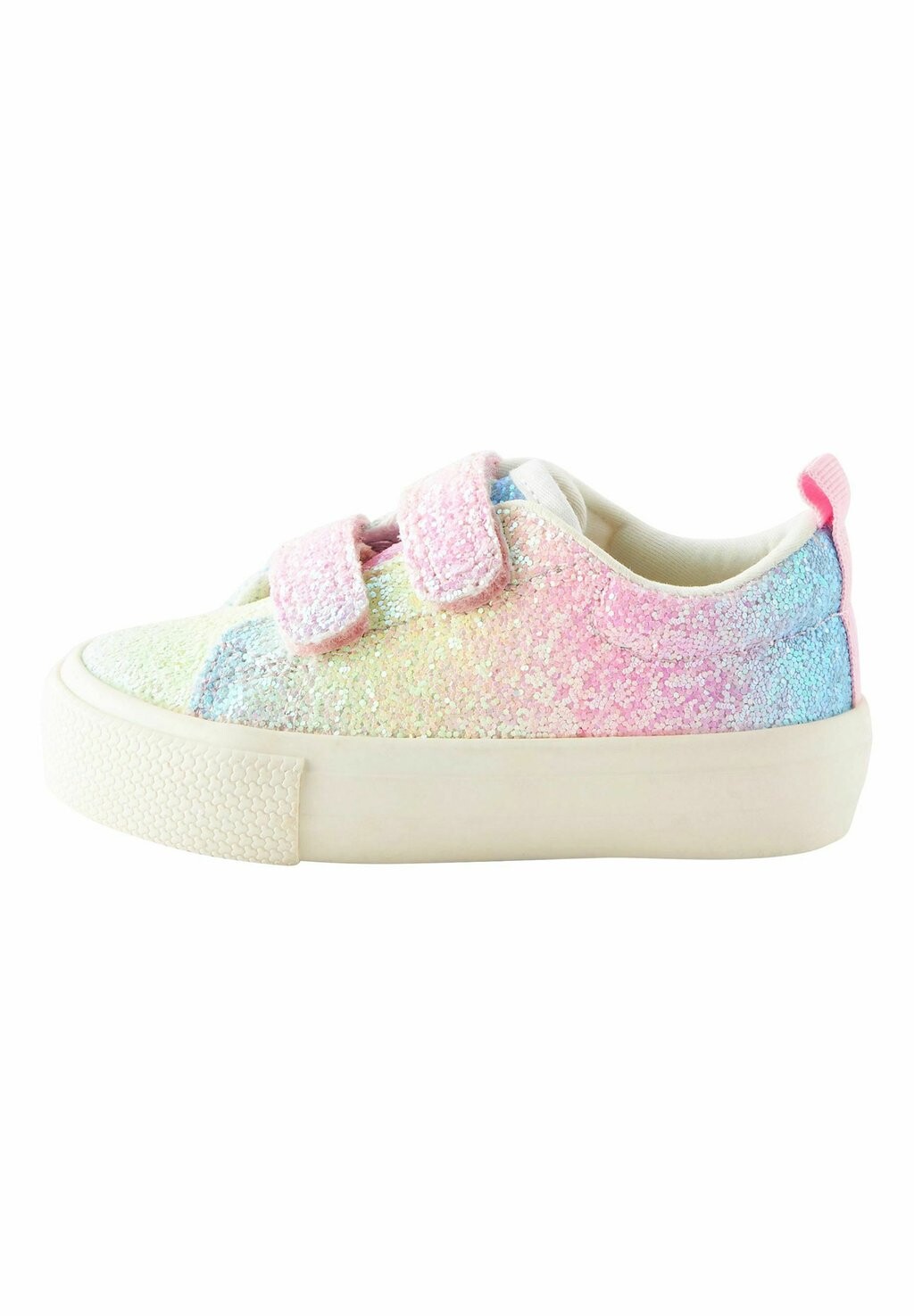 

Туфли First Steps Chunky Next, цвет rainbow pink glitter