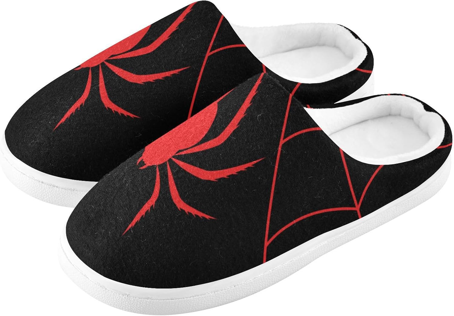 

Тапочки Glaphy для женщин и мужчин, домашние тапочки с эффектом памяти для дома, улицы и спальни, черный/красный