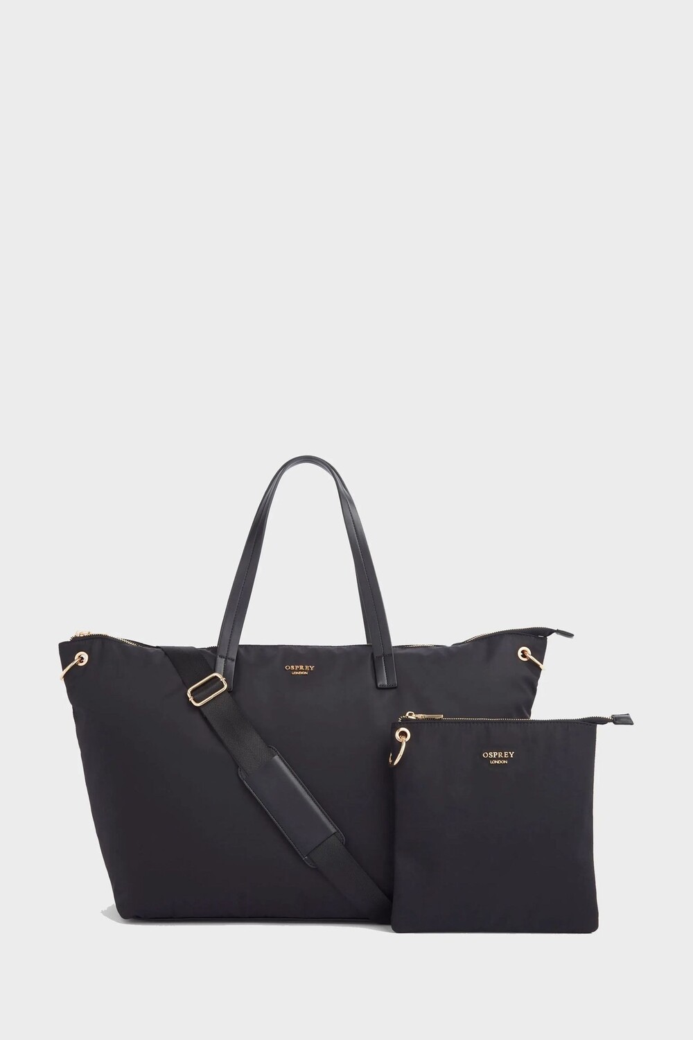 

Нейлоновый кошелек The Wanderer Weekender с бумажником Osprey London, черный