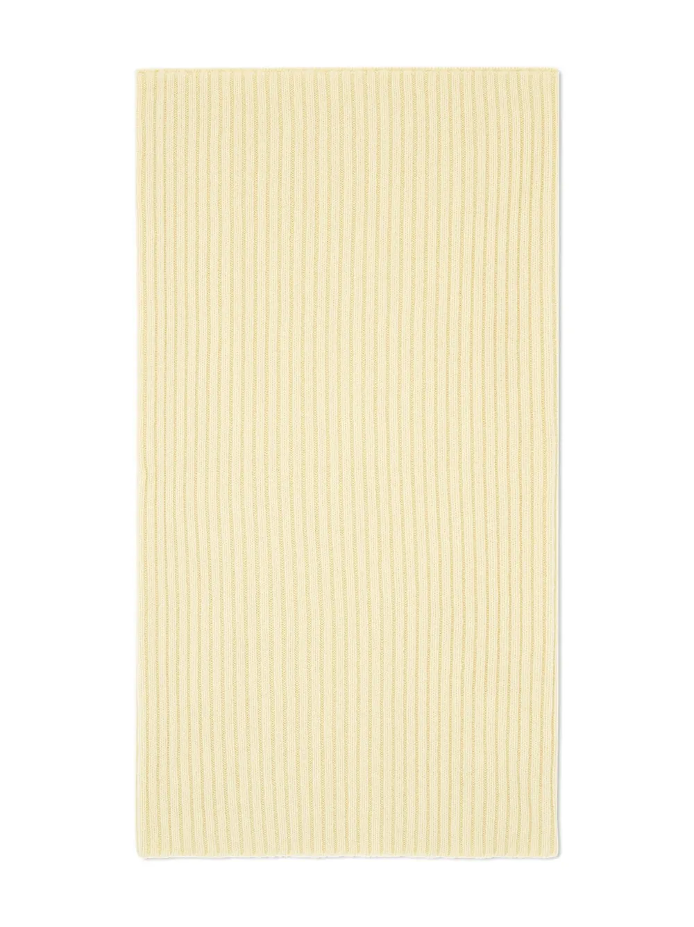 

Шарф в рубчик Eric Bompard, желтый