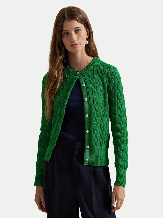 

Кардиган обычного кроя 211891643020 Polo Ralph Lauren, зеленый