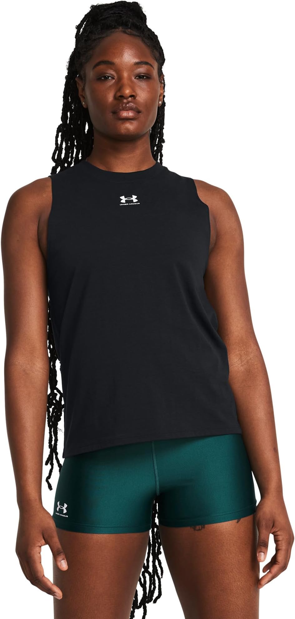 

Топ Under Armour Rival Muscle Tank, цвет Black/White