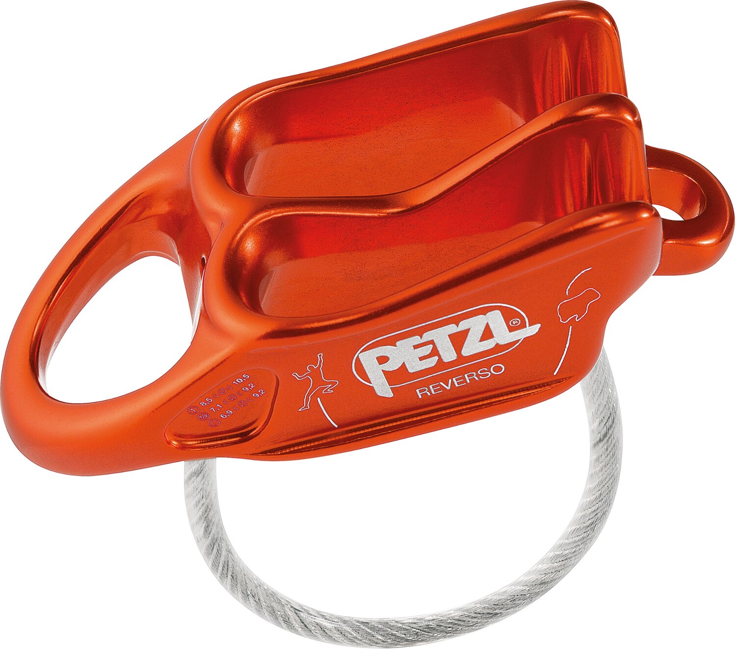 

Страховочное устройство Reverso Petzl, красный