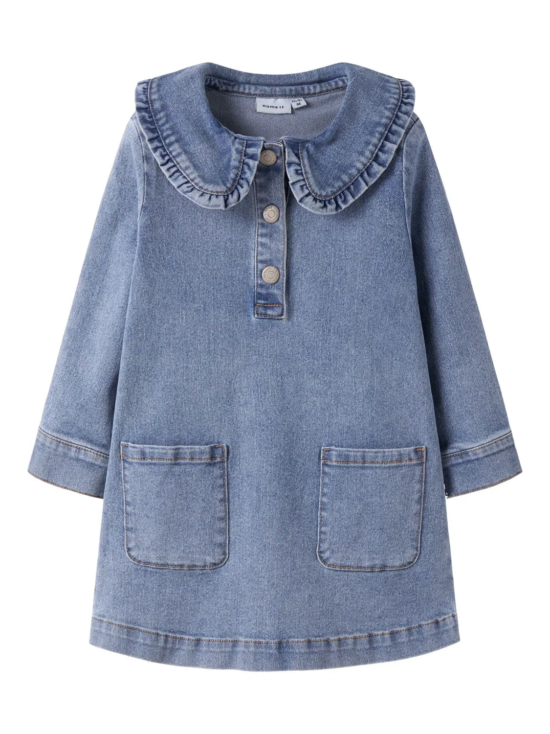 Платье джинсовое, Name it, medium blue denim