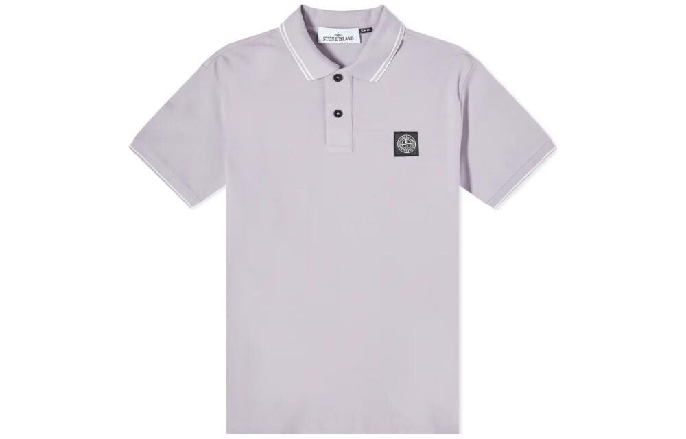 

Рубашка поло мужская Stone Island, лавандовый