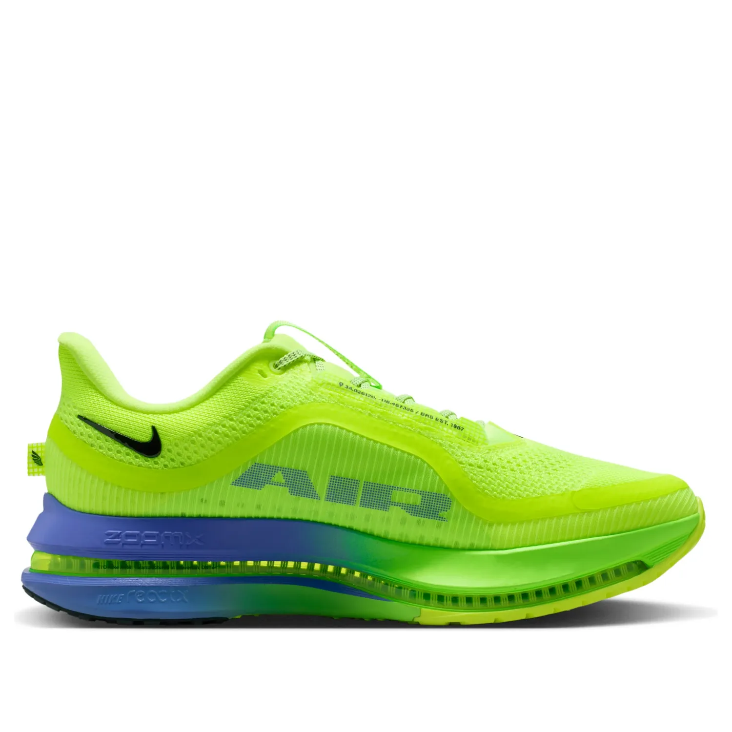 Кроссовки Nike Pegasus Premium 'Volt Ice Sapphire', зеленый — фото 2