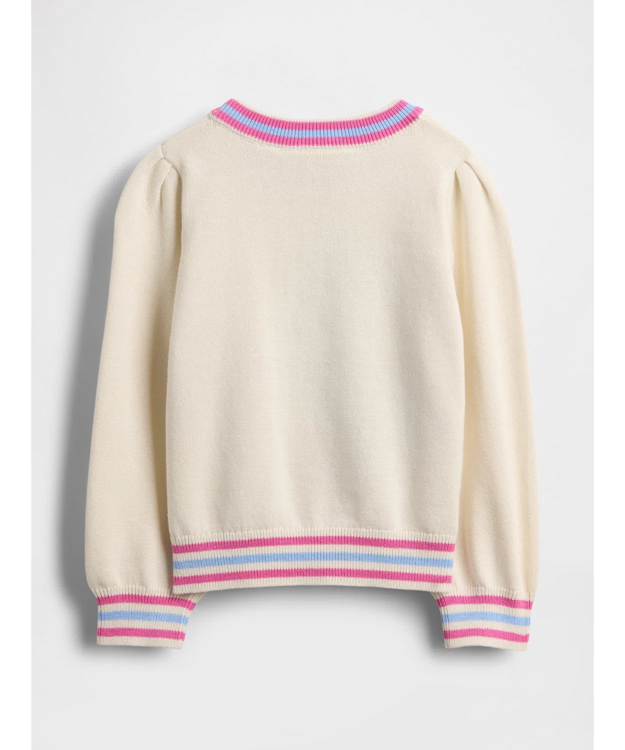 Свитер Gap × Disney Minnie Mouse для детей, хлопок 100%, длинный рукав, айвори — фото 2