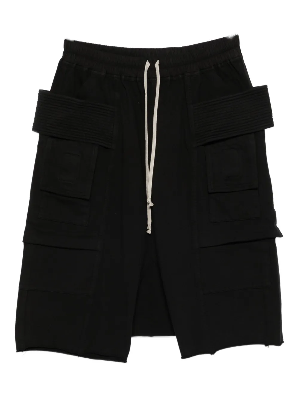 

Шорты с карманами-карго и завязками Rick Owens DRKSHDW, черный