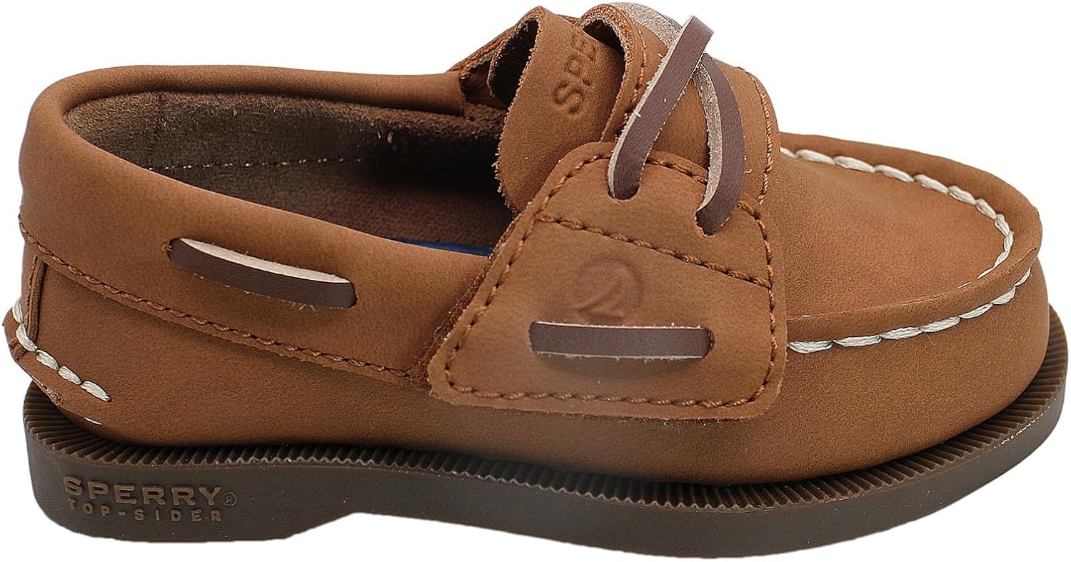 Детские унисекс туфли Sperry Original Boat Shoe, песочный — фото 2