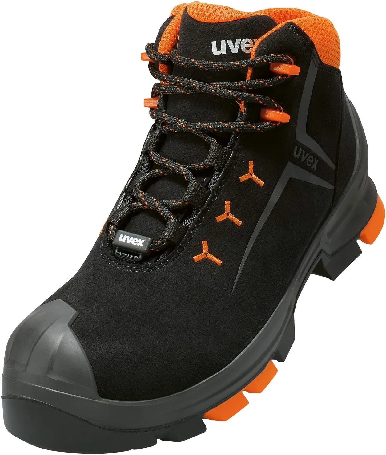 Рабочие ботинки Uvex 2 - S3 для мужчин и женщин - легкие и нескользящие, Orange Black