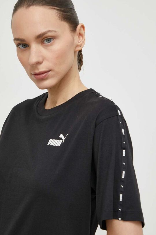 

Хлопковая футболка Puma, черный