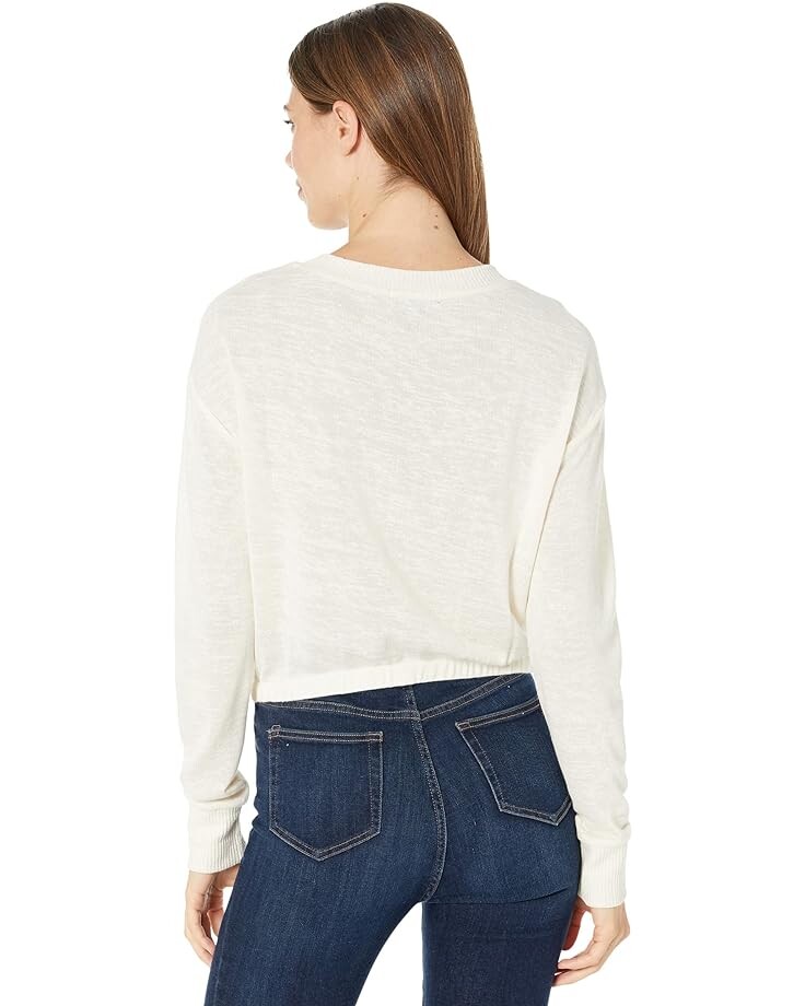 

Топ Sanctuary Bubble Hem Volume Top, цвет Heather Buttercream