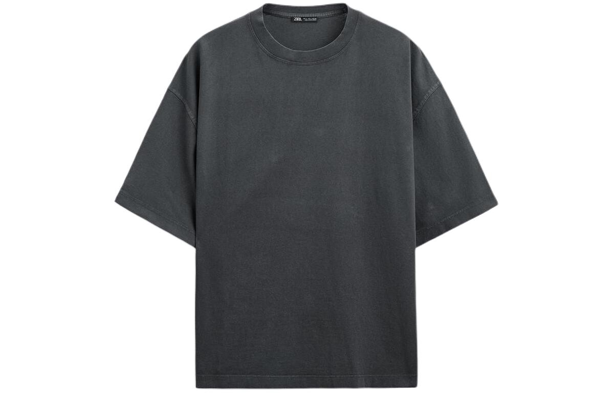 

Футболка мужская черная Zara, черный