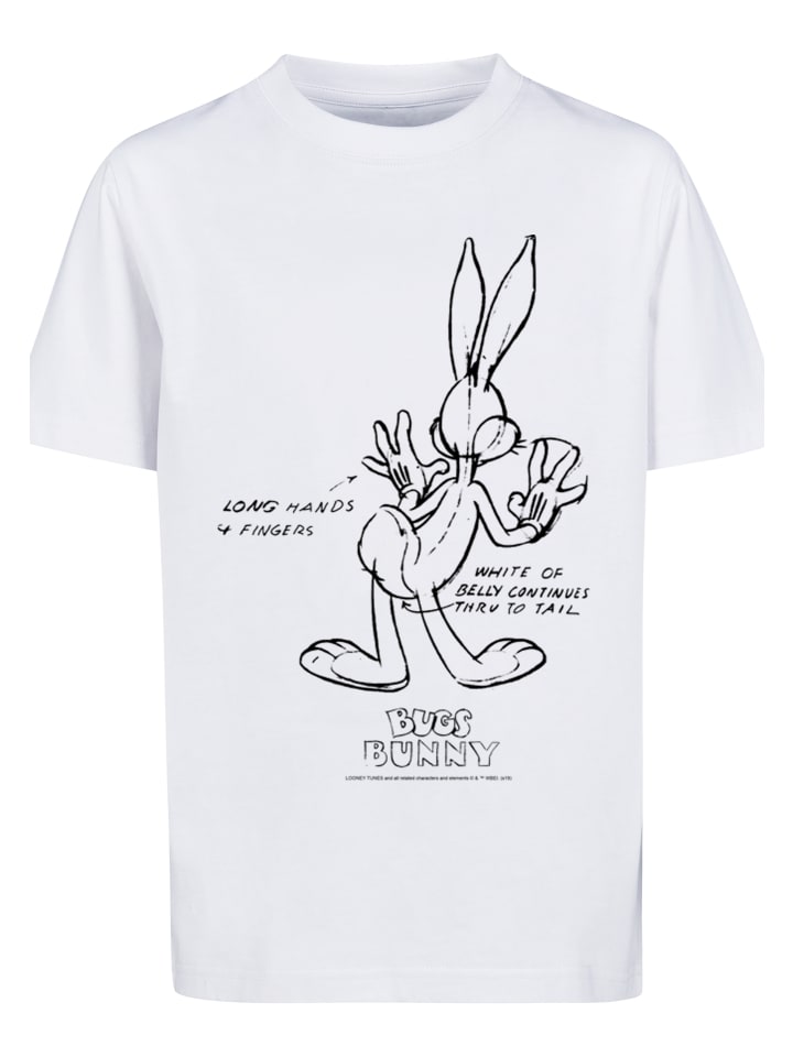 

Футболка F4NT4STIC Looney Tunes Bugs Bunny White Belly, белый