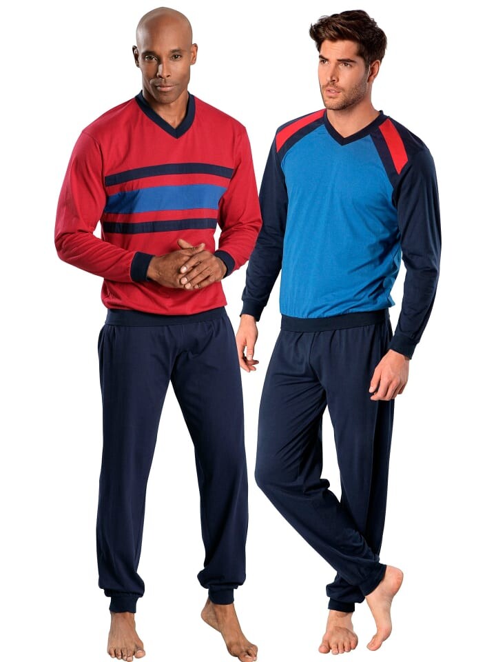 

Пижама LE JOGGER, цвет rot-marine, blau-marine