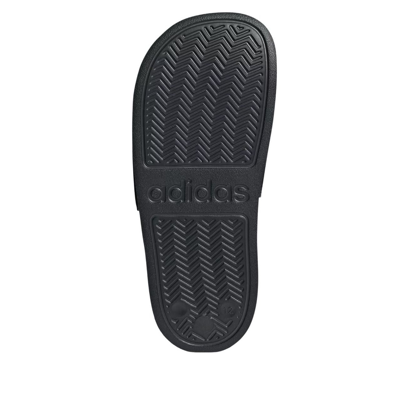 (PS) Сандалии Adidas Adilette Shower Logo Sandal 'Black Chalk White Tent Green' — фото 3