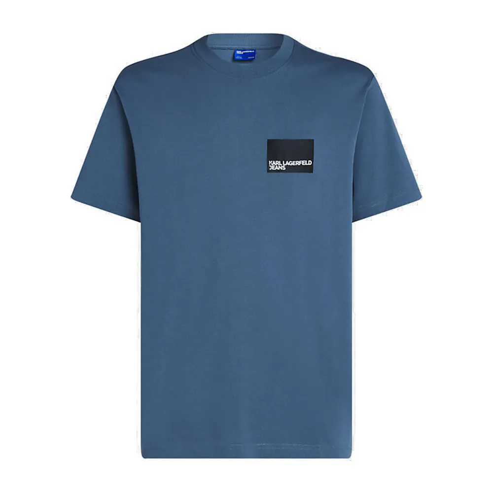 

Футболка с коротким рукавом Karl Lagerfeld Reg Box Logo, синий