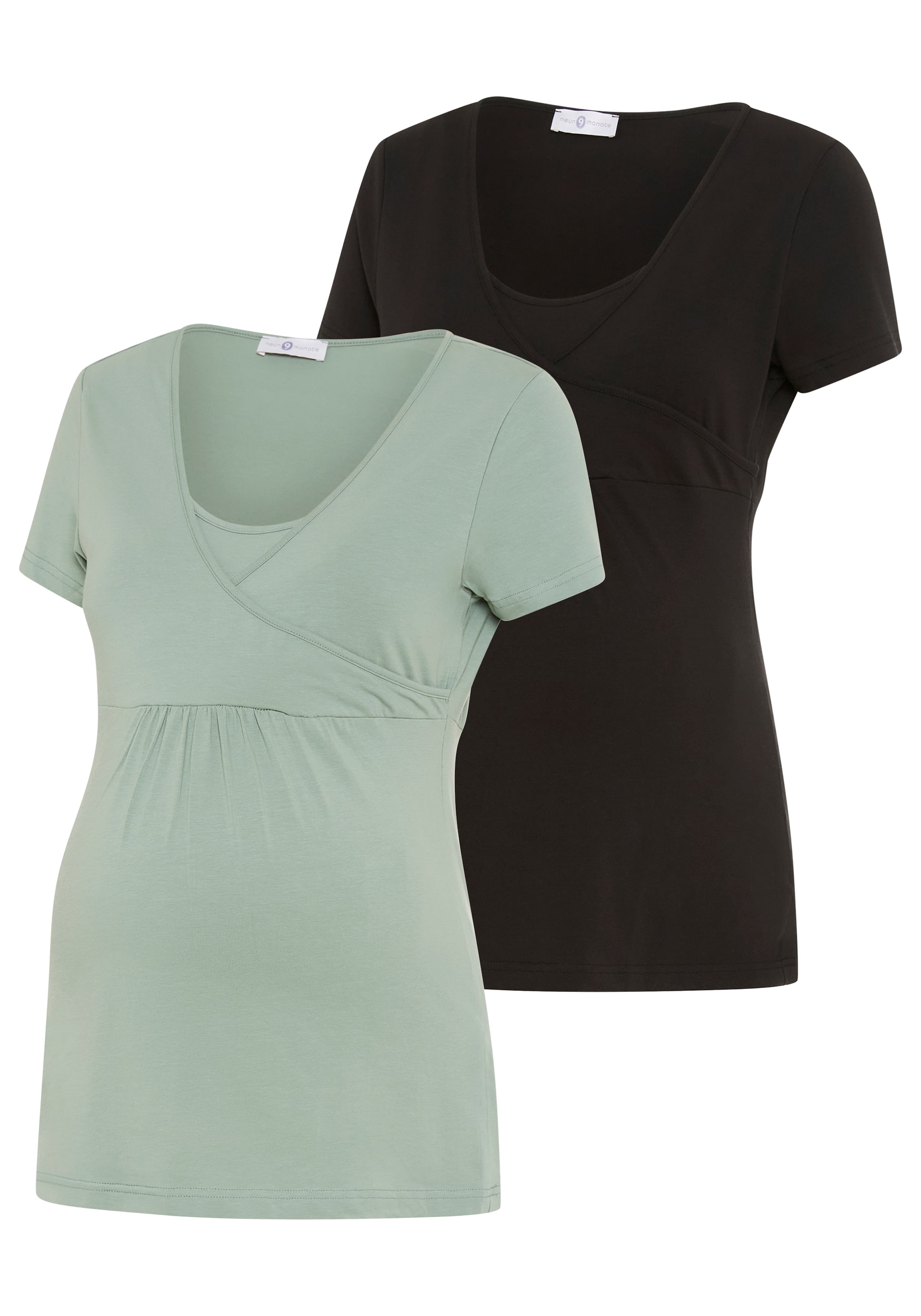 

Neun Monate Футболка в цвете Mint, Black, Черный, Neun Monate Футболка в цвете Mint, Black