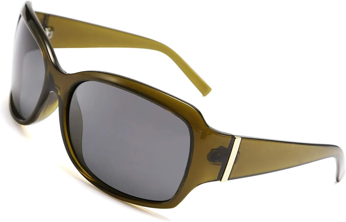 

Поляризованные солнцезащитные очки FEISEDY большого размера для женщин и мужчин, классическая прямоугольная оправа с защитой UV400, модель B2504, Gark Green