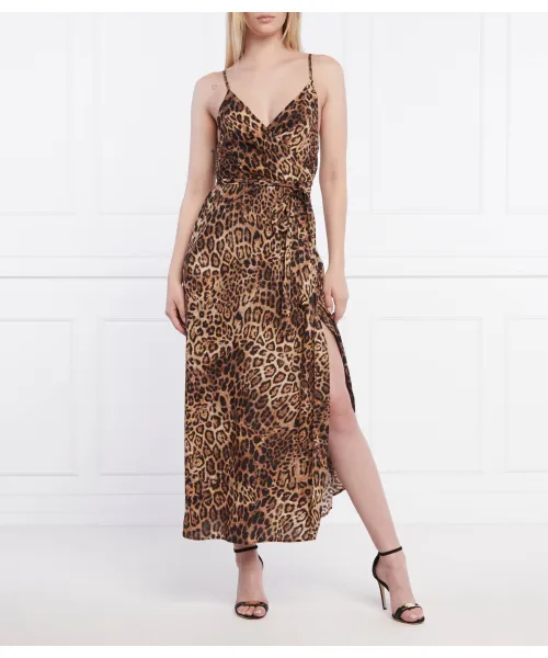 

Бамбуковое платье Pinko, коричневый