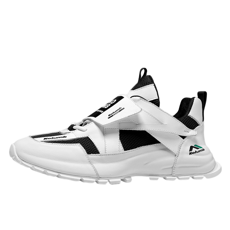 

KOLUMB Мужские массивные кроссовки Low Top, зелёно-чёрные