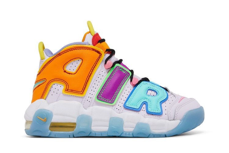 Кроссовки Nike Air More Uptempo GS, белый — фото 2