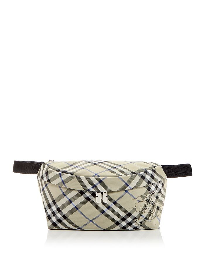 

Поясная сумка Burberry Essential в клетку, слоновая кость/кремовый