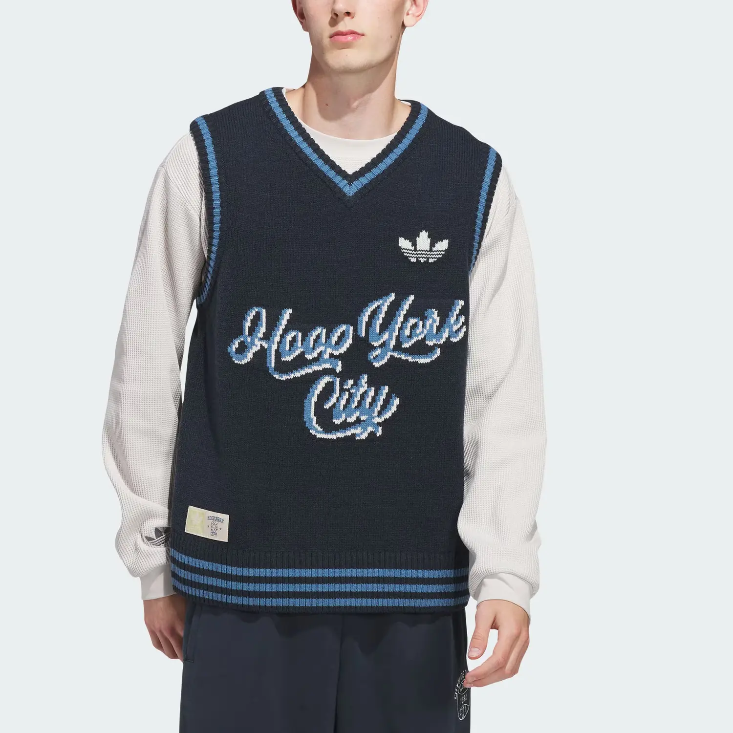 Adidas Originals Худи Йорк Сити, Aurora Ink Blue — фото 2