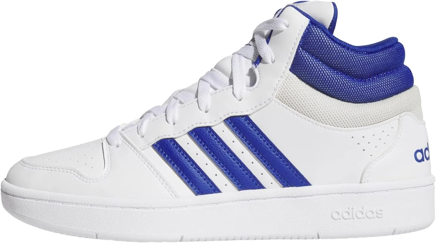 Кроссовки Adidas Hoops Mid Classic, белый/синий/серый