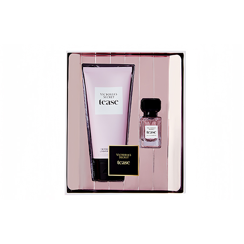 Victoria's Secret Набор парфюма Black Allure с лосьоном для тела Eau De Parfum Frozen Pear с цветами гардении 100мл+7,5мл — фото 4