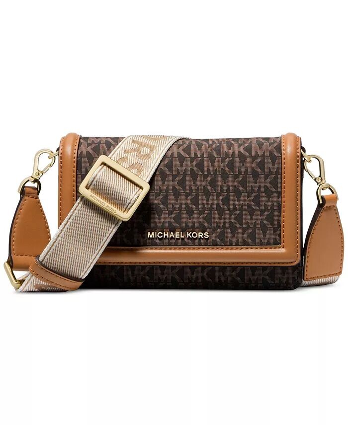 

Маленькая сумка через плечо с логотипом Jet Set Michael Kors, бежевый
