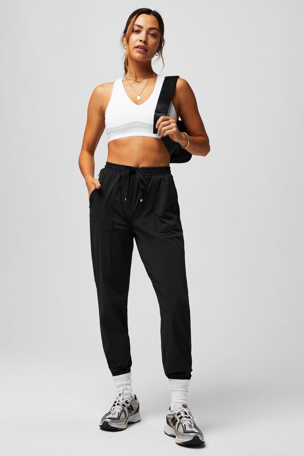 

Женские джоггеры Fabletics, черный