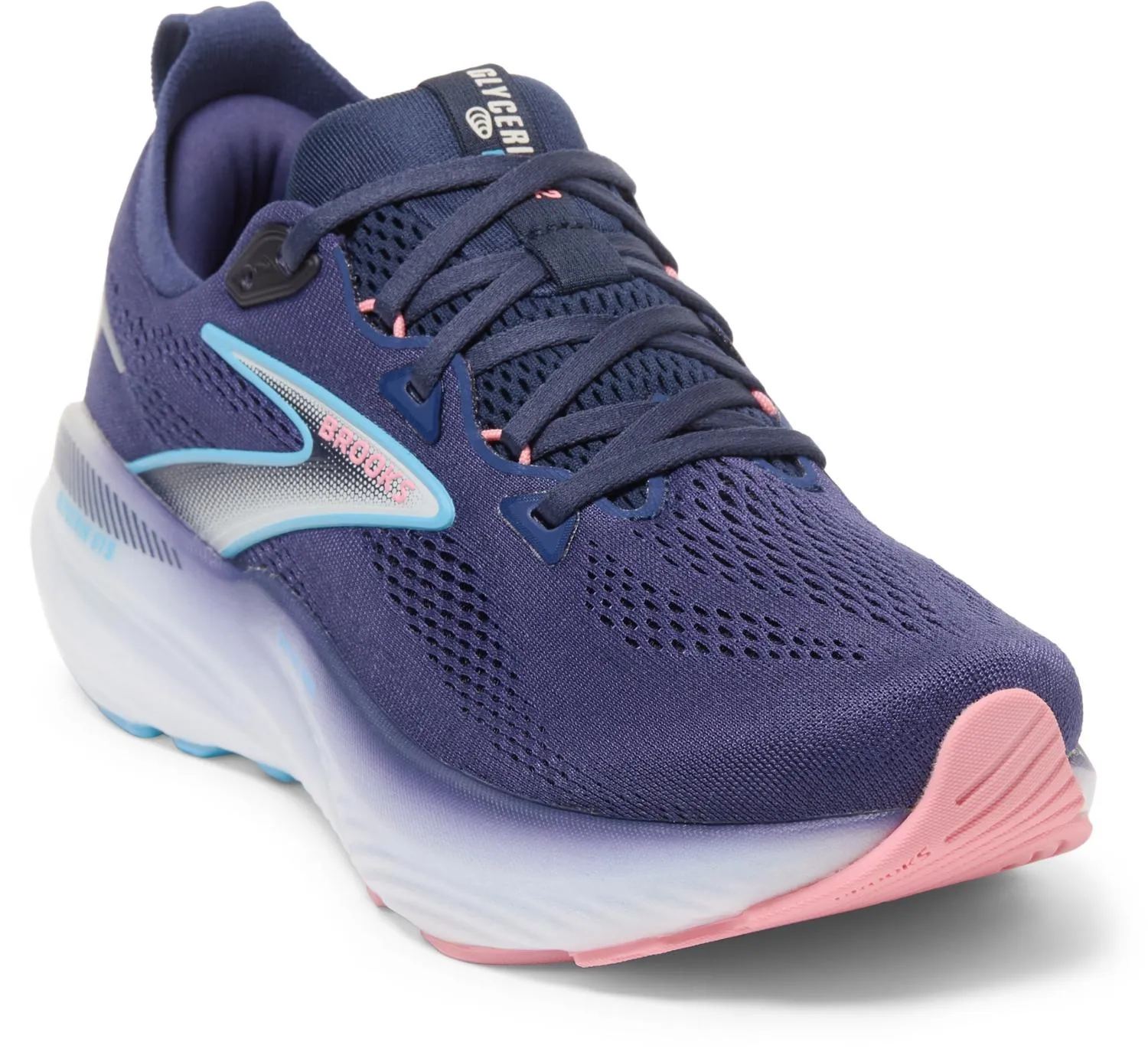Беговые дорожные кроссовки Glycerin GTS 22 женские Brooks, Blue Ribbon/Peacoat/Dianthus — фото 3