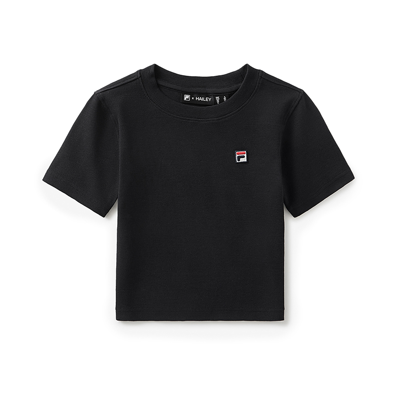 

FILA Футболка Hailey для женщин Black, Черный, FILA Футболка Hailey для женщин Black