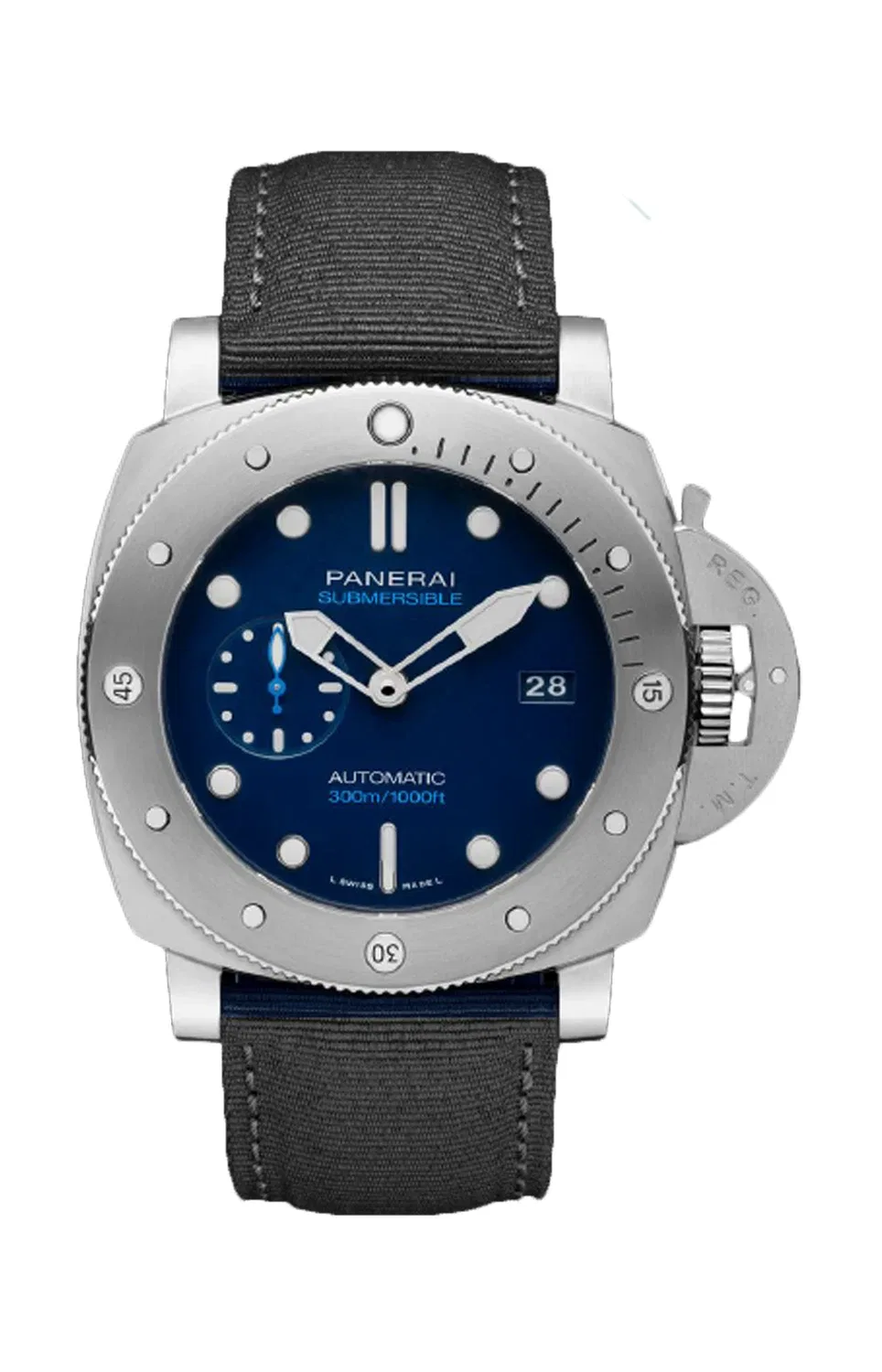 SUBMERSIBLE 47 ММ - ДВОЙНОЙ РЕМЕШОК - PAM02692 PANERAI, черный — фото 4